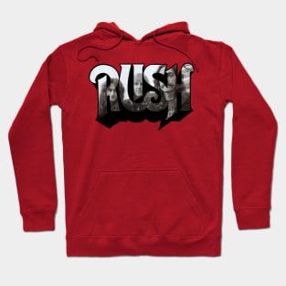 Rush Black and White Hoodie